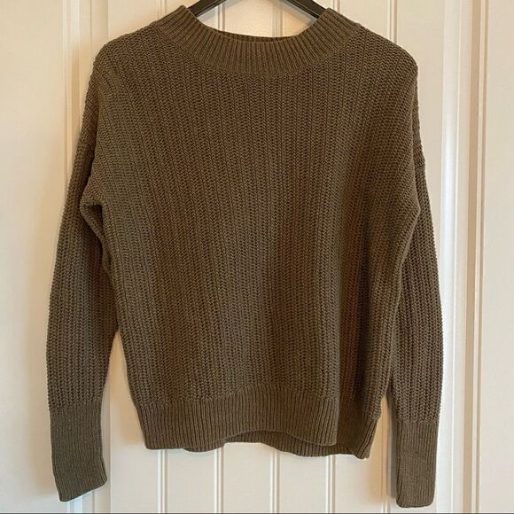 Olive Green Prologue Sweater Size-M - Picture 4 of 8